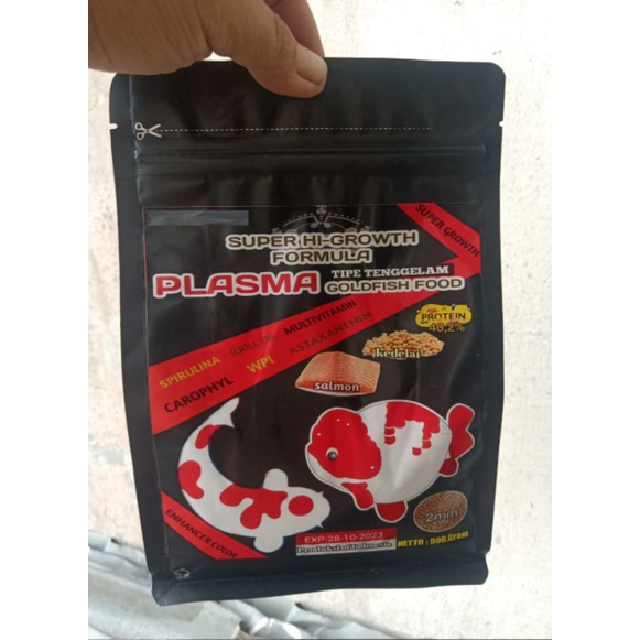 Pakan ikan Koki Plasma Goldfish Super High Growth #pakanikan #ikankoki #ikanhias