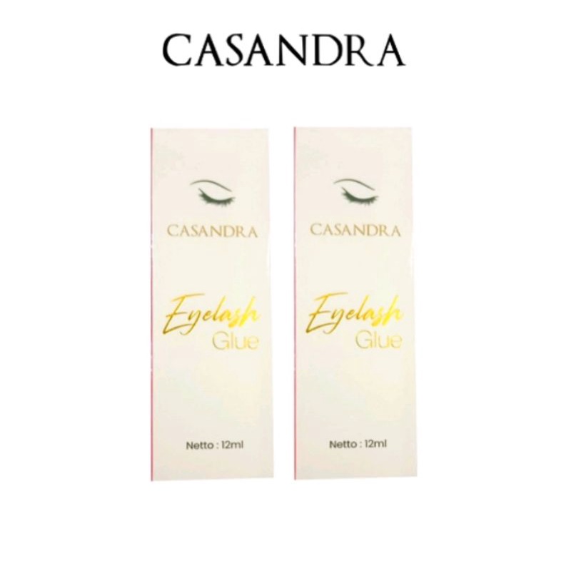 Casandra Eyelash Glue Lem Bulu Mata Casandra