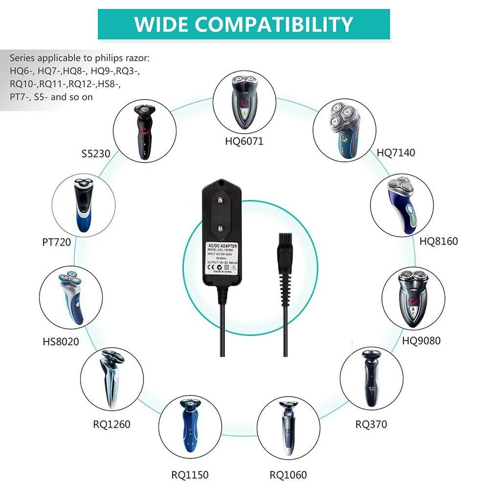 POPULAR Hair Clipper Charger Aksesoris Portable Adaptor Kabel Pengganti Untuk Braun Shaver Series S3 /3/5 /7