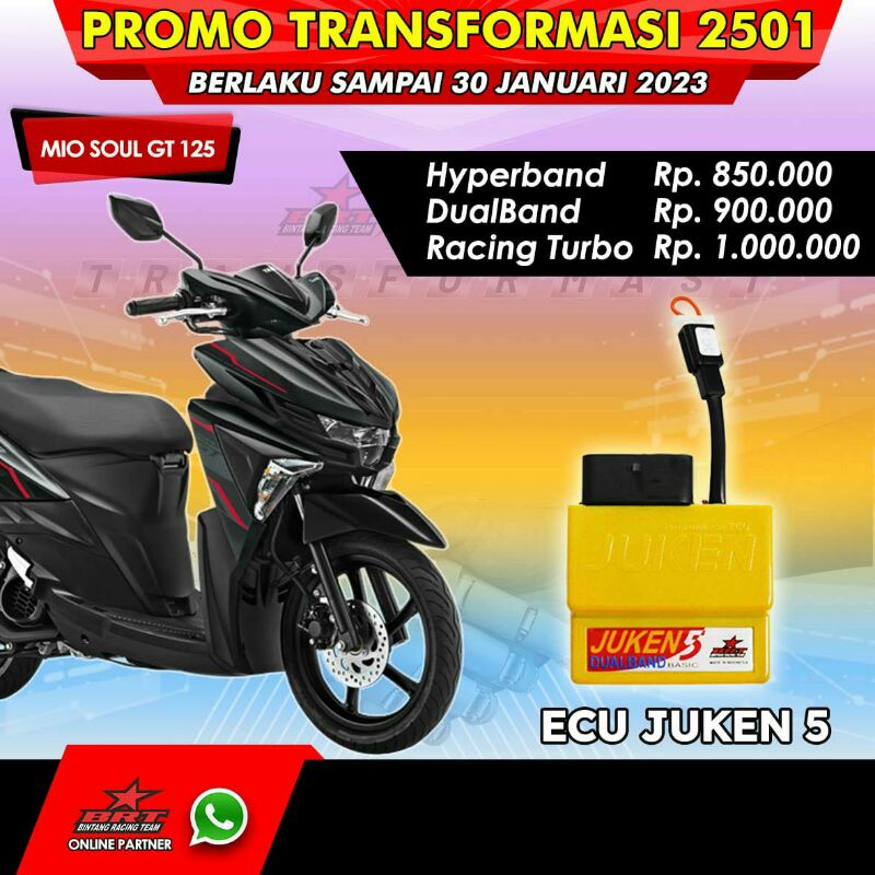 ECU Juken 5 BRT Mio Soul GT 125 / Fino 125 Dualband