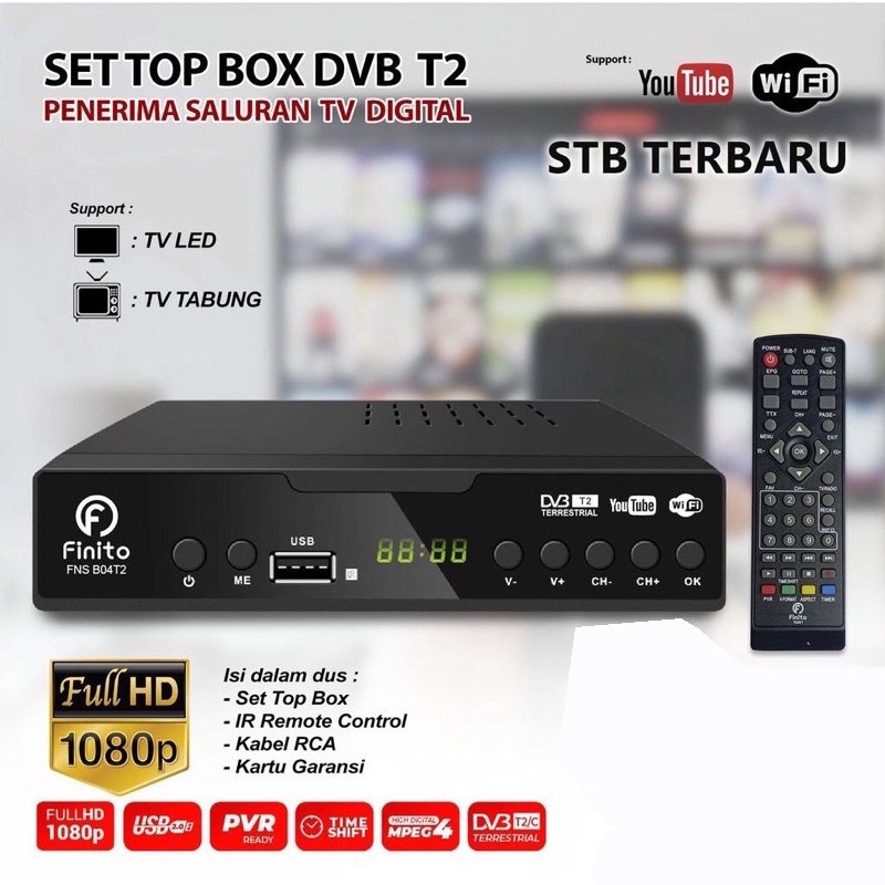 Jual Set Top Box Tv Digital Gotama DVB T2 / set top box dvb t2 / set