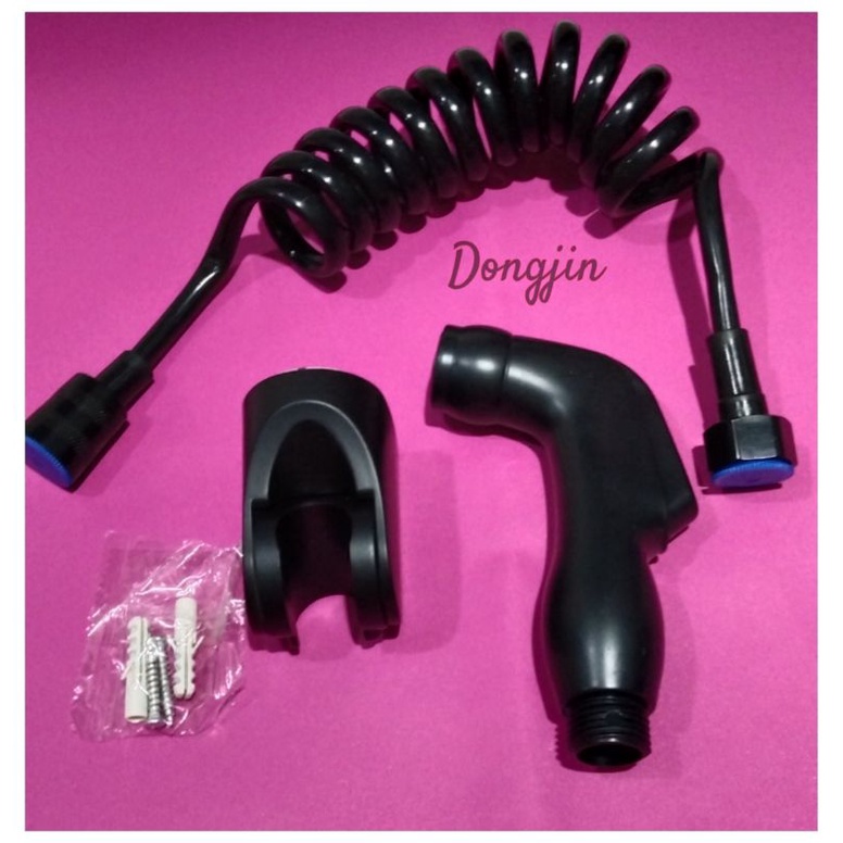 Jet Shower Closet Hitam /Paket Jet Shower Closet