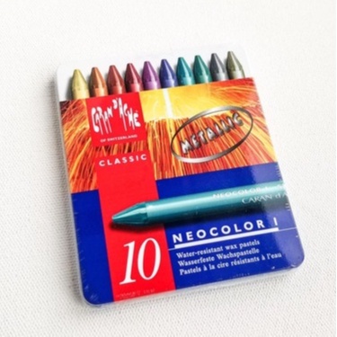 

CRAYON CARANDACHE NEOCOLOR I 10 Warna METALIC / Oil Pastel Carandache 10 Warna NeoColor I METALIC