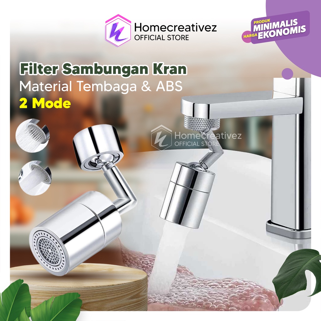 HC FILTER KRAN AIR FLEKSIBEL - SAMBUNGAN KERAN AIR FLEKSIBLE FAUCET AERATOR