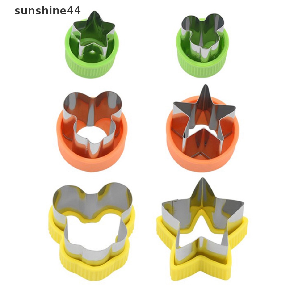Sunshine Alat Pemotong Sayuran Bentuk Bintang Bahan Stainless Steel Dengan Gagang Plastik