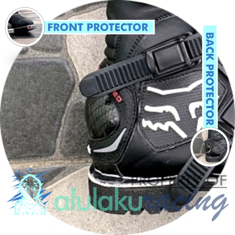 Sepatu Trail Motocross X Lokal Boots Riding SV Premium Quality with Safety Protectors - 002