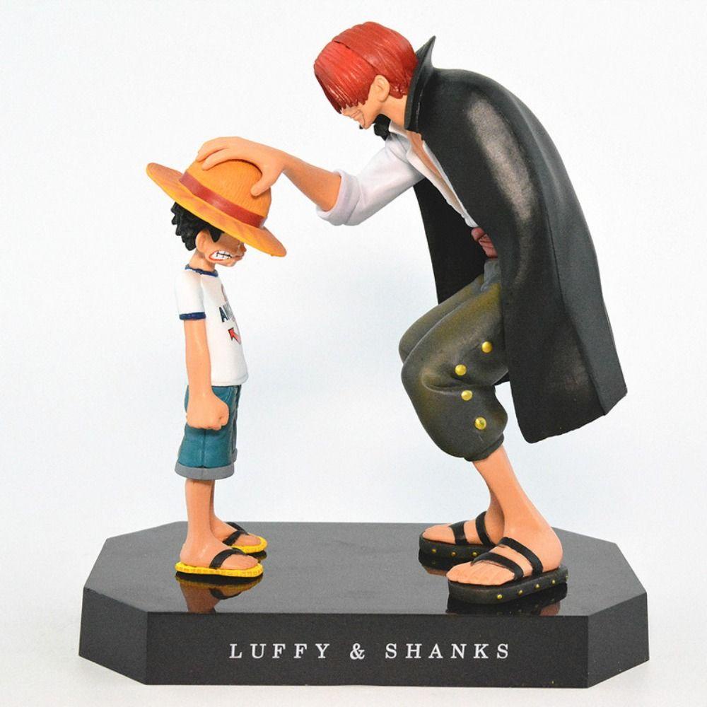 Lanfy Monkey D Luffy Model Desk Decor Anak Kartun Anime Koleksi Mainan Alat Peraga Dekorasi Rumah Model Figure Luffy