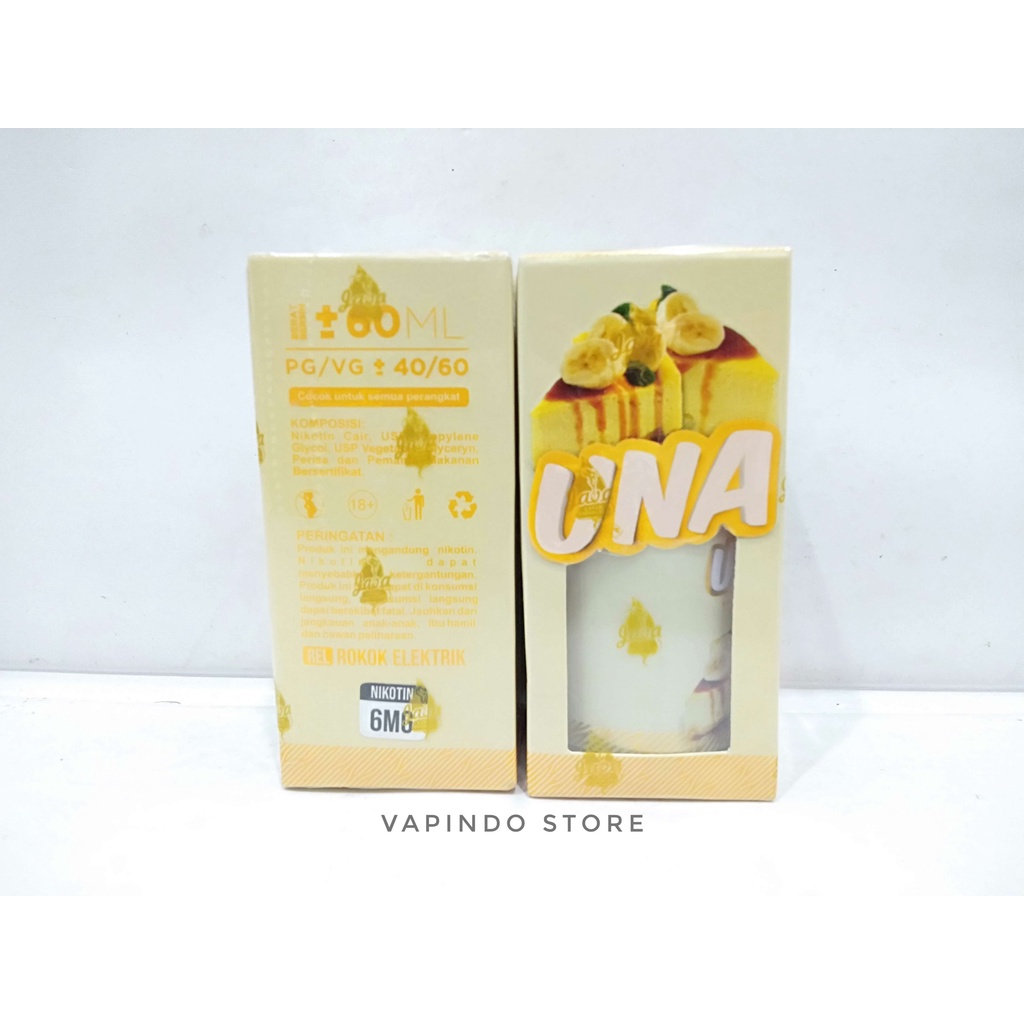 NIC 6MG UNA BANANA CHEESECAKE 60ML BY IDJ X VAPEBOSS LIQUID VAPE