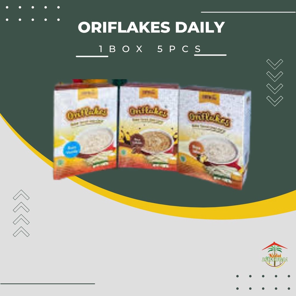 Oriflakes Daily 1 box isi 5 sachet ready coklat dan jahe