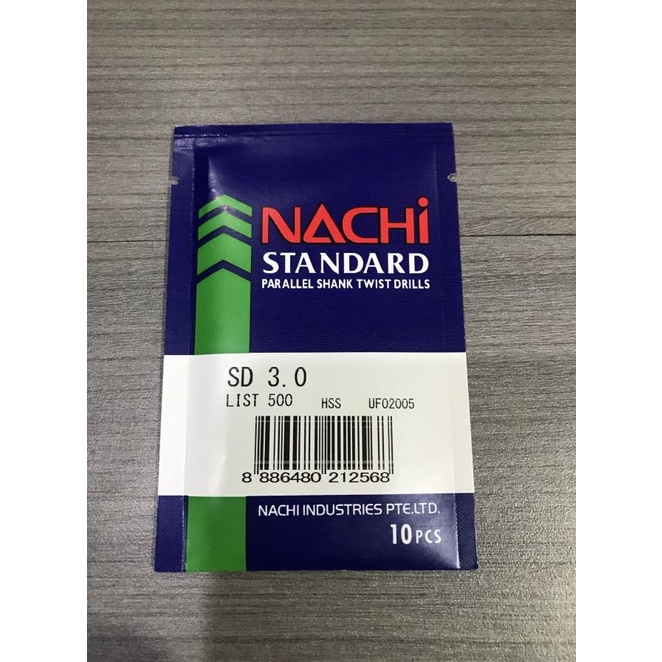 Mata Bor Besi/Mata Bor Nachi 3Mm/Mata Bor Tembok/Mata Bor Beton/Mata