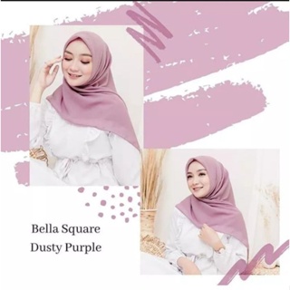 Bella Square Hijab Segi empat polos #3
