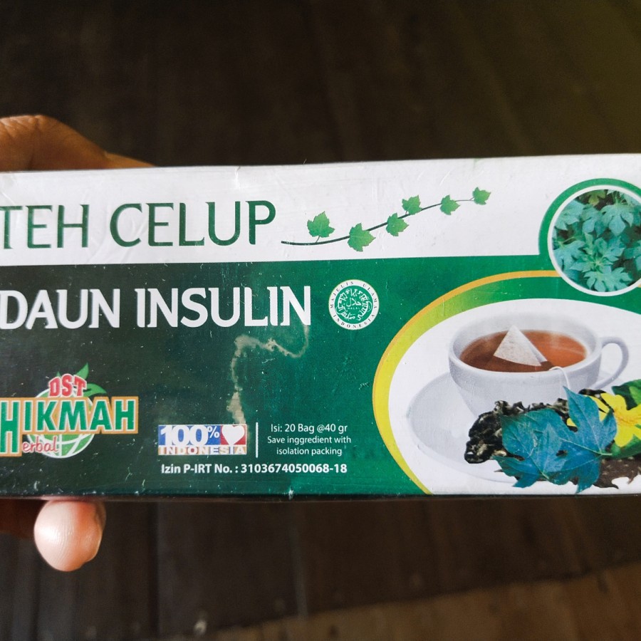 Jual Teh Celup Daun Insulin Hikmah Isi Teh Herbal Daun Insulin