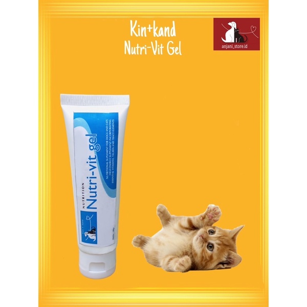 Kin kand NUTRI-vit Gel Nutrition - Vitamin nafsu makan kucing anjing