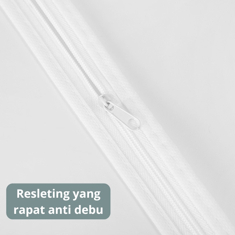 COVER BAJU RESLETING / SARUNG BAJU GANTUNG BAHAN PEVA ANTI AIR ANTI DEBU