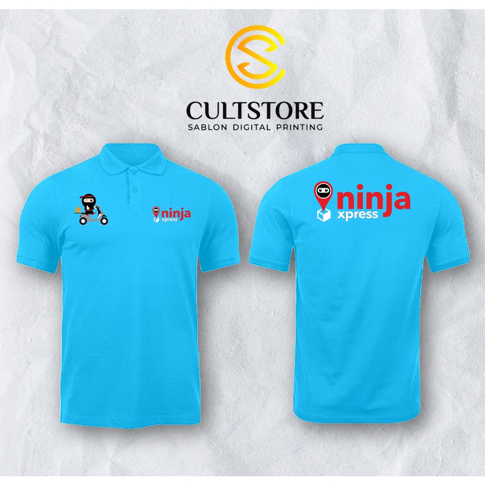 POLO SHIRT NINJA XPRESS – Polo Ninja Xpress – Kaos Ninja Xpress – Baju Ninja Xpress kurir – Custom
