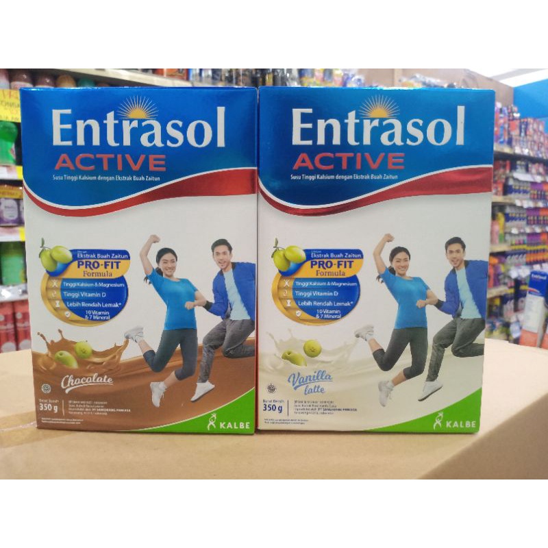 

Entrasol Active 160gr, 350gr coklat&vanila