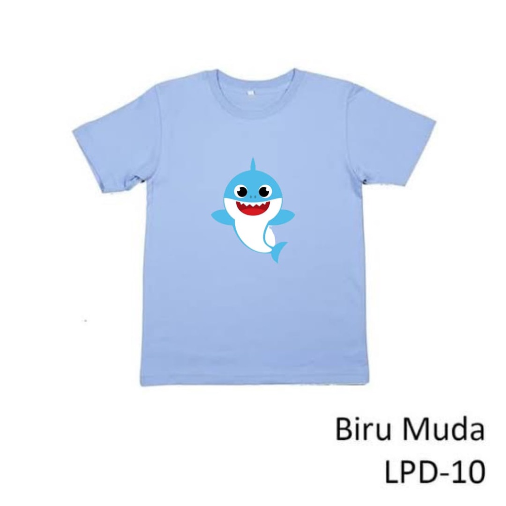 KAOS BAJU ANAK BABY SHARK UNTUK ANAK 2-10 TAHUN BISA COD