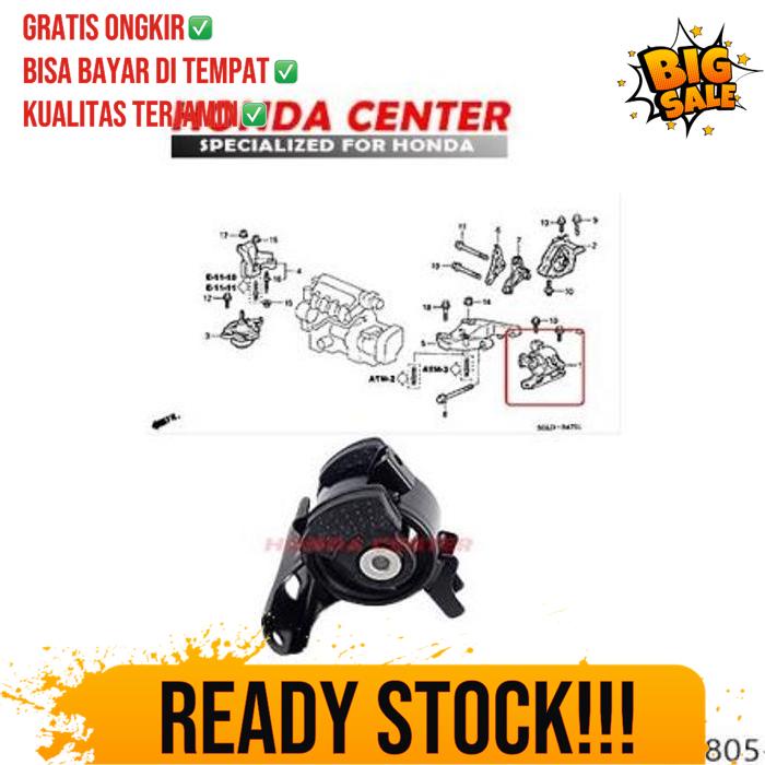 Engine Mounting Kiri Transmisi Mounting Jazz Gd3 2004-2007 Matik