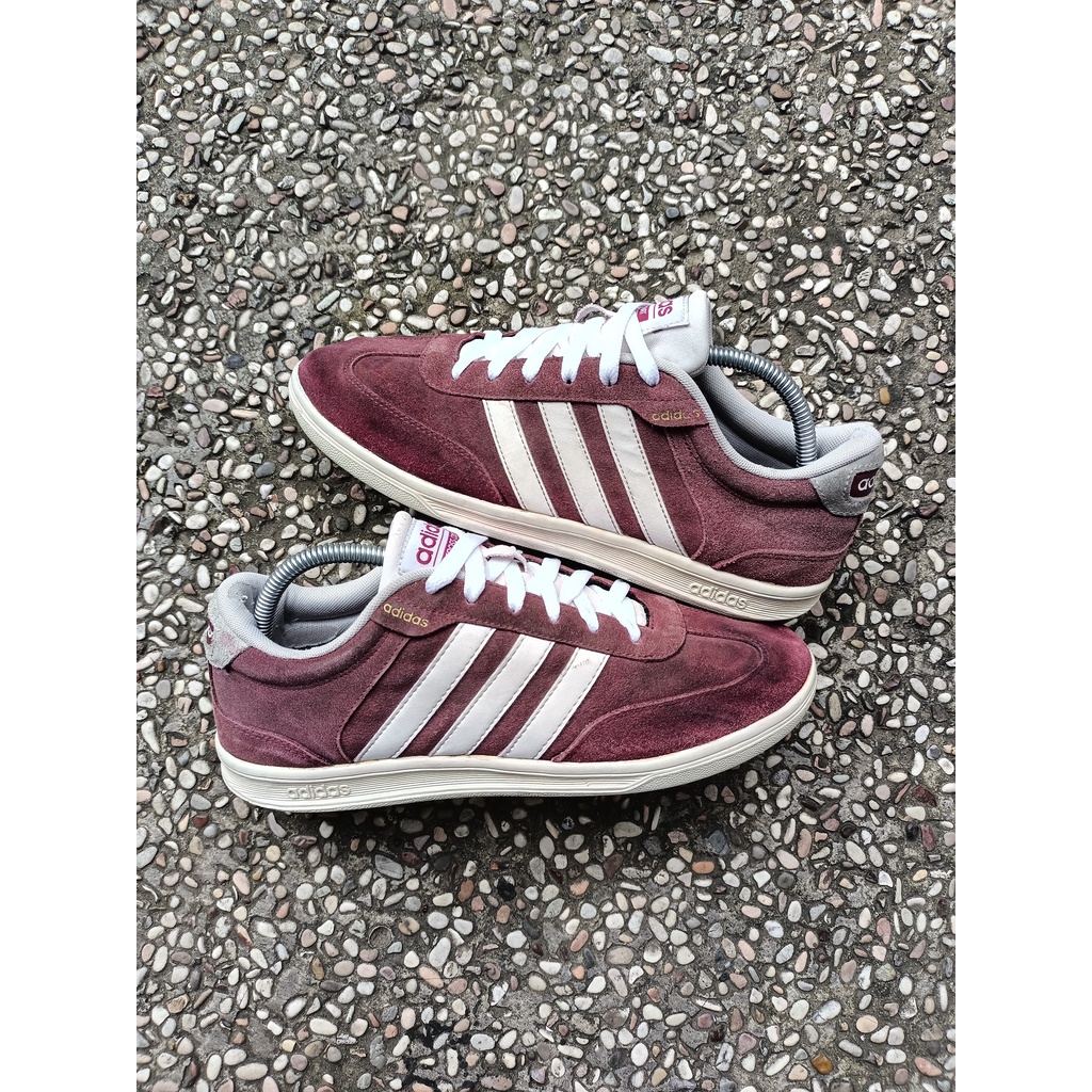 sepatu second original ADIDAS NEO CROSS COURT MAROON