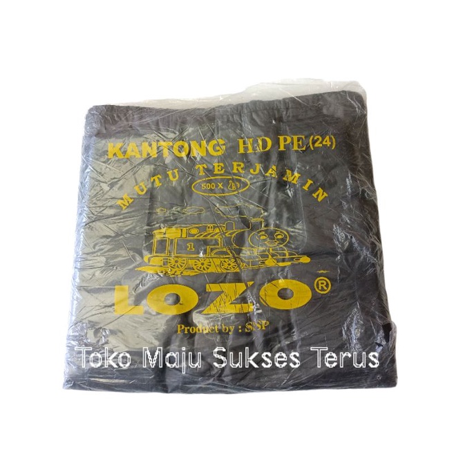 Kresek Kantong  Hitam Lozo Tebal Tidak Mudah Sobek