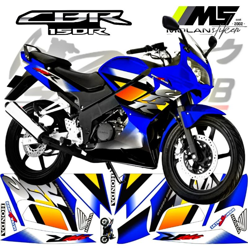 Decal Sticker Striping Variasi Motif Ori Honda CBR 150 R OLD 2003-2004-2005-2006-2007-2008-2009 /CBR