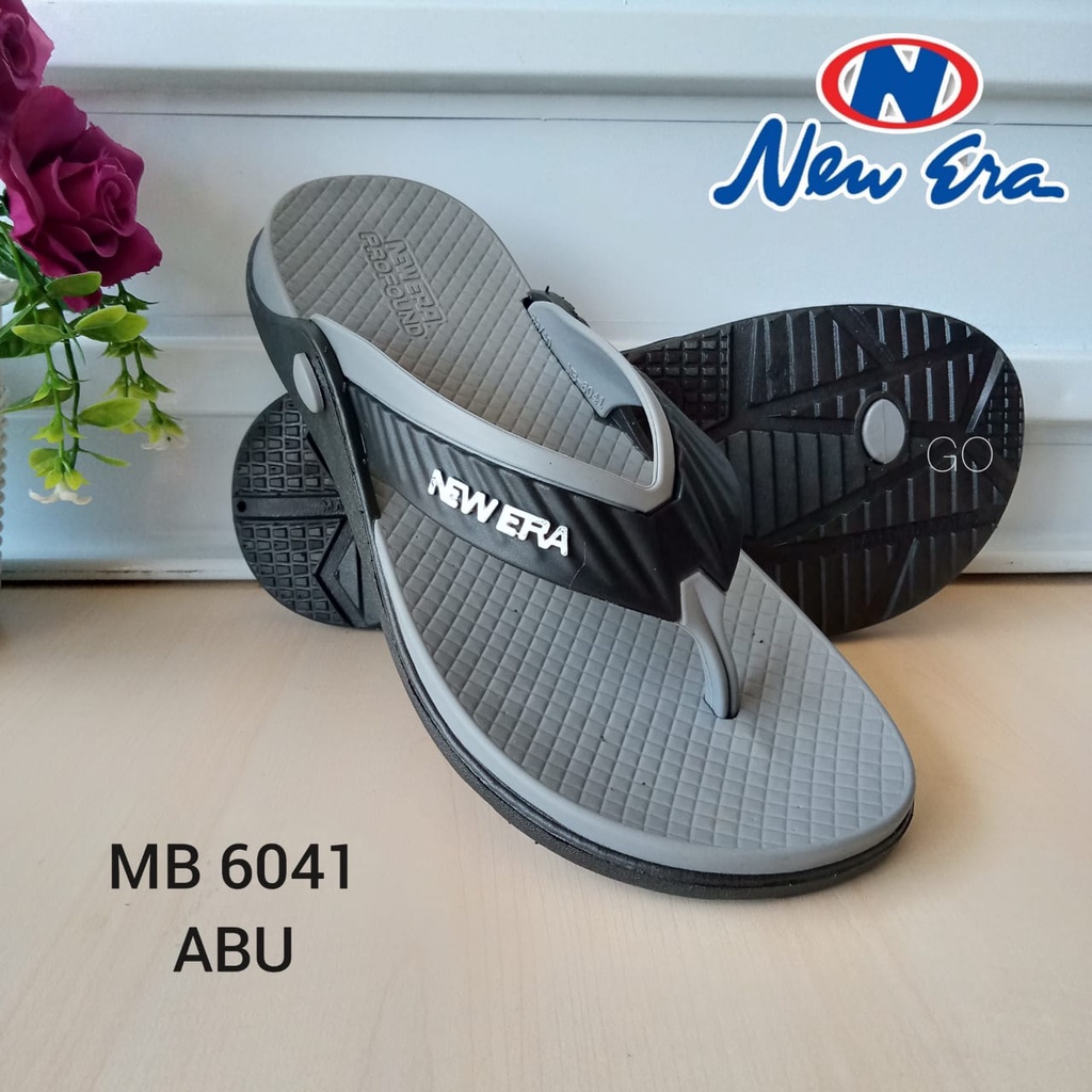 gos NEW ERA MB 6041 SANDAL JEPIT PRIA Sandal Karet Pria Distro Casual Sandal Pria Keren Terbaru