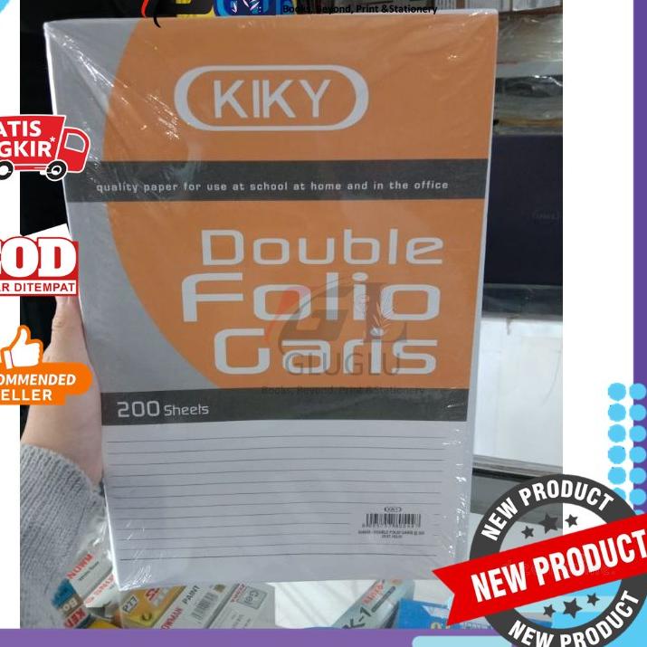 

BISA COD ✔️KERTAS DOUBLE FOLIO KIKY 200 lembar|SQ9
