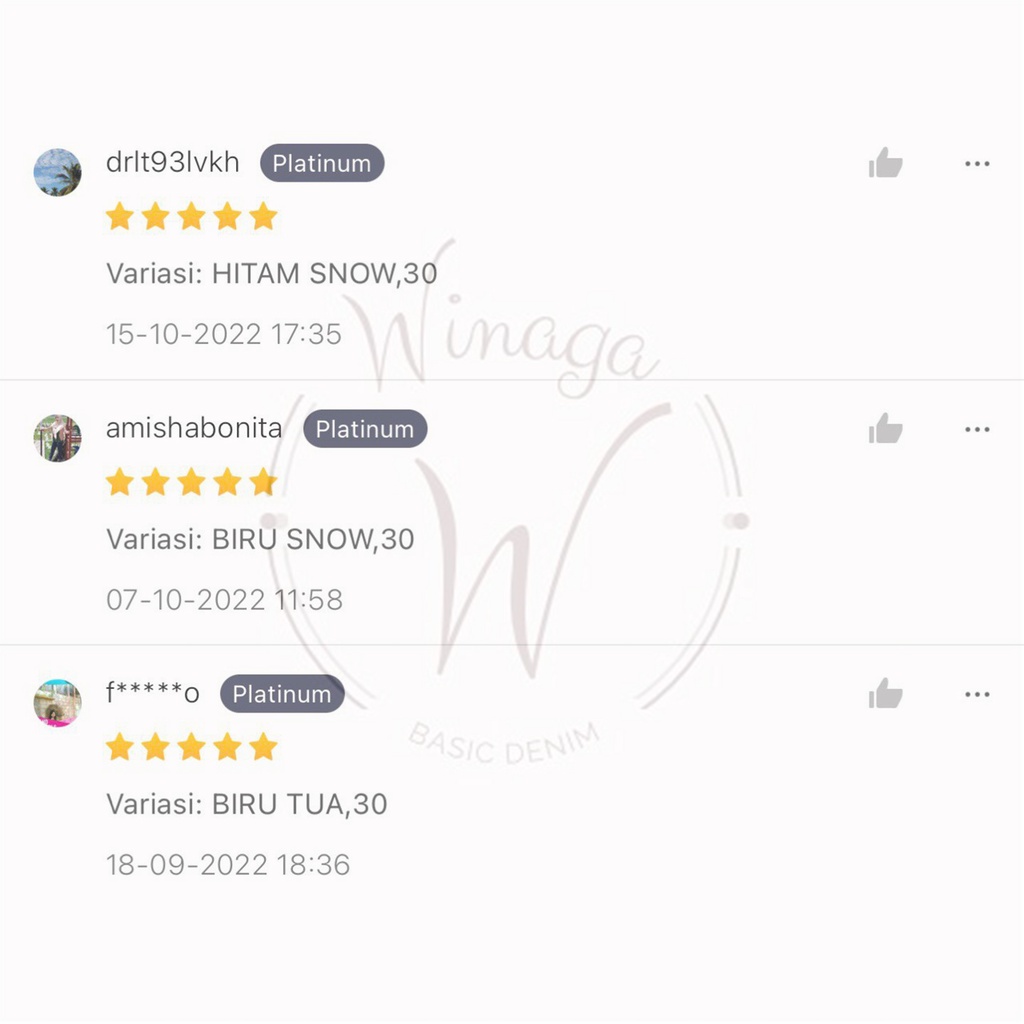 WINAGA- HighWaist Boyfriend Jeans Pinggang Karet Kancing 2