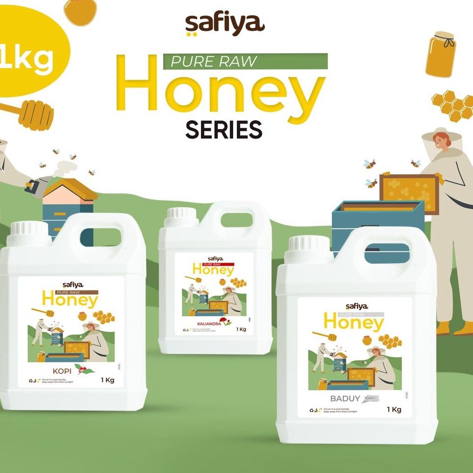 

Premium.. Madu Murni Safiya 1 Kg Madu Asli - 100% Pure Honey Premium Quality 81