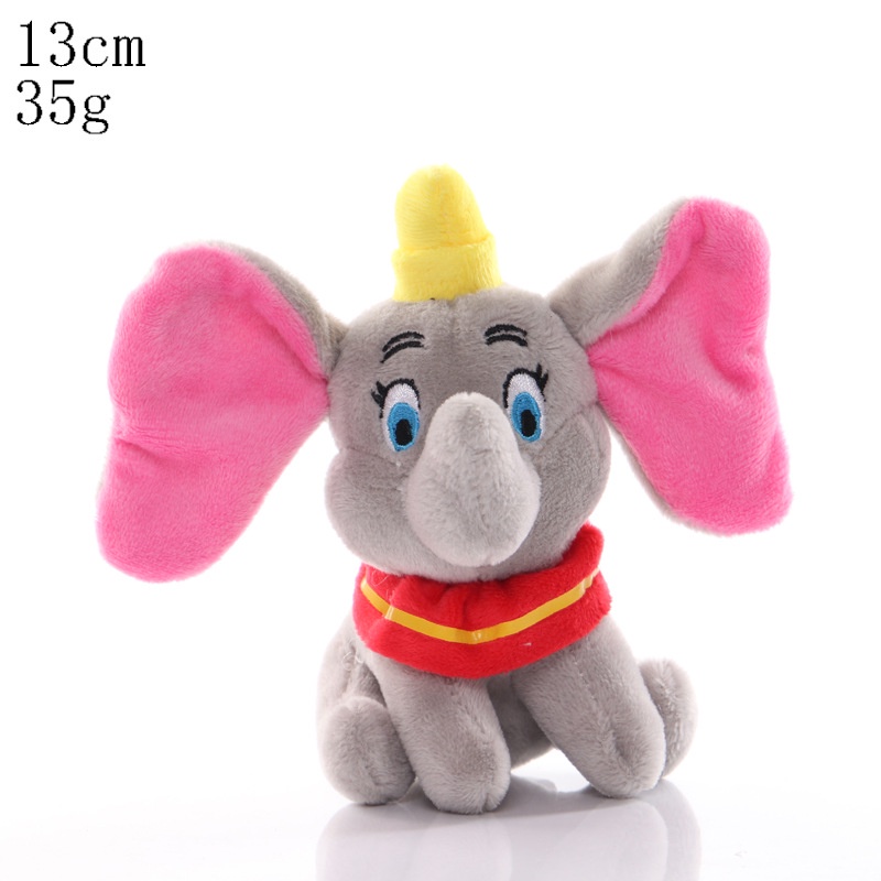 Mainan Boneka Stuffed Plush Dumbo Kartun Gajah 23cm 13cm Untuk Hadiah Ulang Tahun