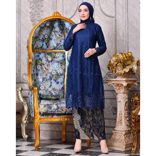STELAN TUNIK KEBAYA BLOUSE CANTIK - MODEL BAJU KEBAYA KEKINIAN - KEBAYA TERLARIS / KEBAYA WISUDA MOD