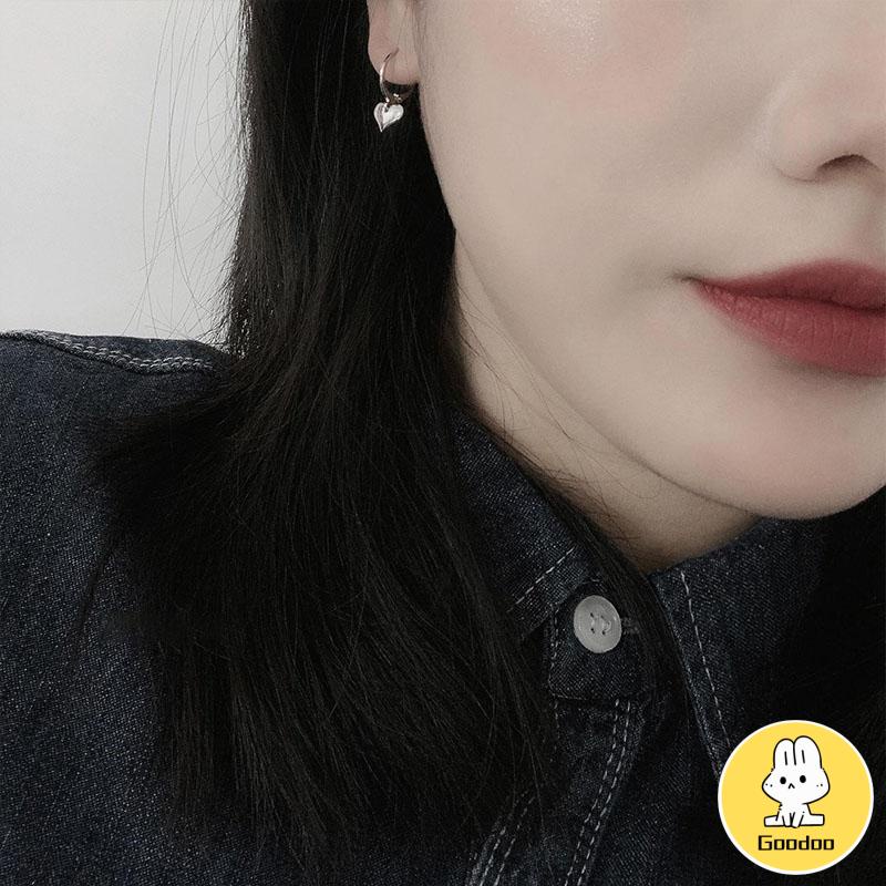 Anting Klip S925 Gaya Korea Untuk Wanita -Doo