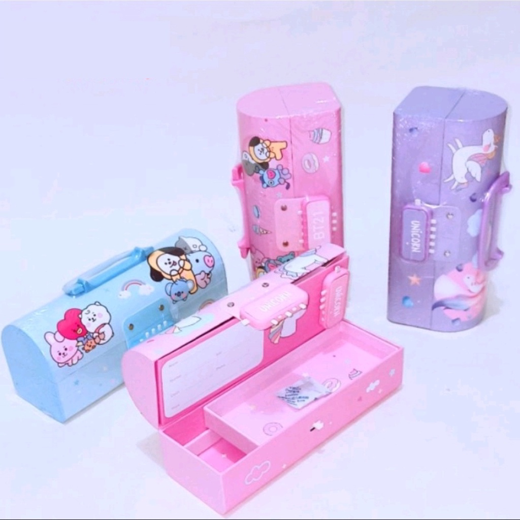 

Kotak Pensil Karton+Kunci Pin/Tempat Pensil/Pensil Case Locker