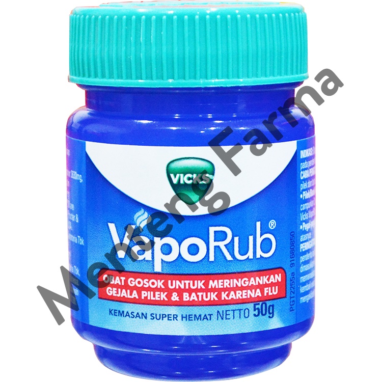 Vicks VapoRub 50 Gr - Balsem Pelega Pernafasan &amp; Hidung Tersumbat