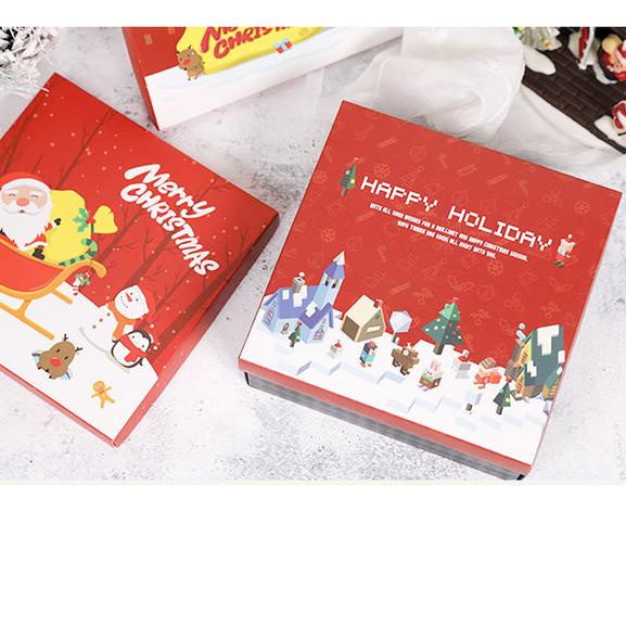 

box natal hard cover hampers besar / gift box christmas santa