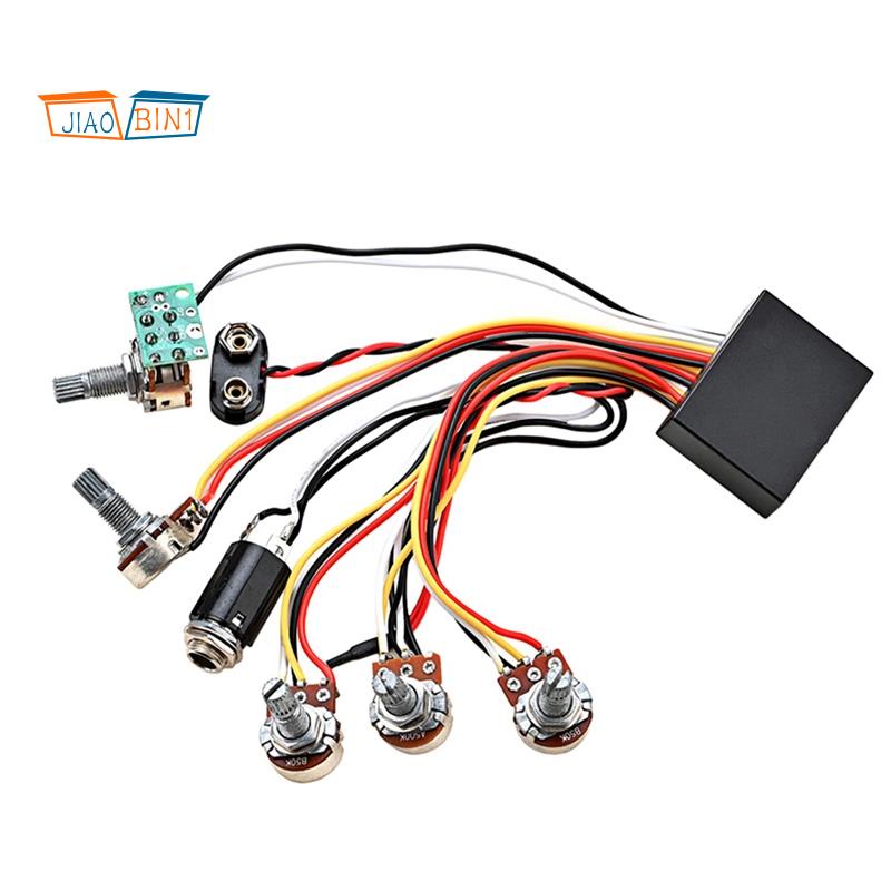 Sirkuit Preamp Equalizer 3 Band Aktif & Pasif Untuk Pickup Bass