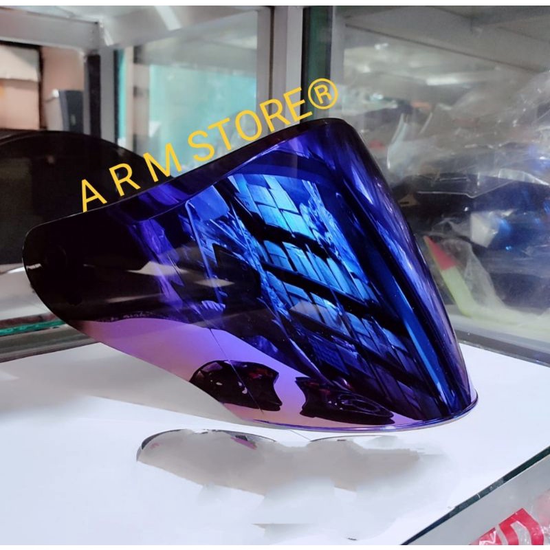 Kaca Visor Venom KYT  Kyoto -iridium rainbow Visor venom kyt merk Norisk