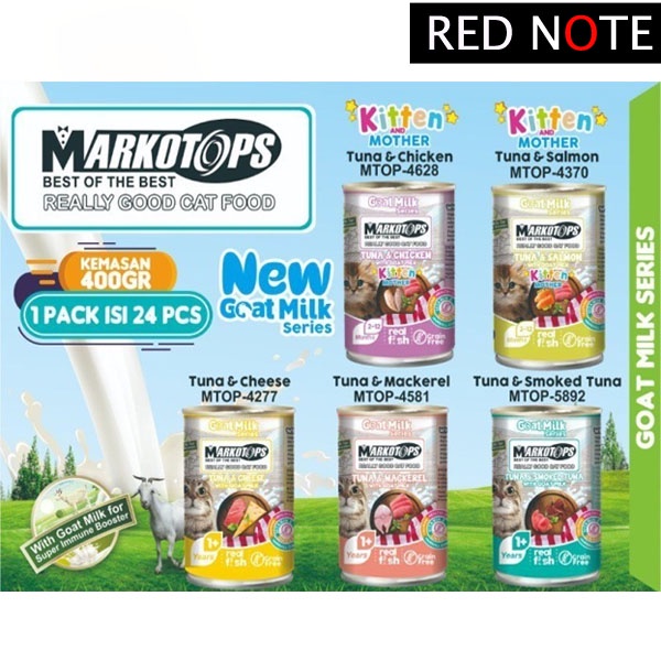 MARKOTOPS 400Gr All Varian GOAT MILK SERIES (Grab/Gosend)