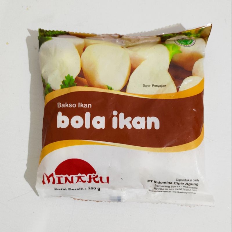 Jual Bakso Ikan Bola Ikan Minaku 200gr Shopee Indonesia