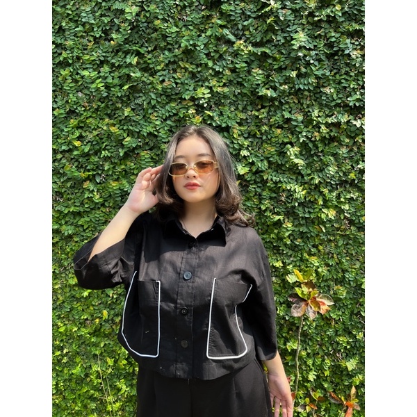 RX FASHION - ZORA TOP TWISTCONE / BAJU CROP - NN