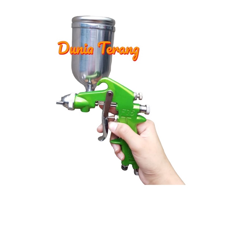 Air Spray Gun TEKIRO F 75 G Tabung Atas  400 ml - Semprotan Cat Tabung Atas F75G -Spray Gun TKR - Sped Dico Spet Cat Ducco TEKIRO AT-AS1616