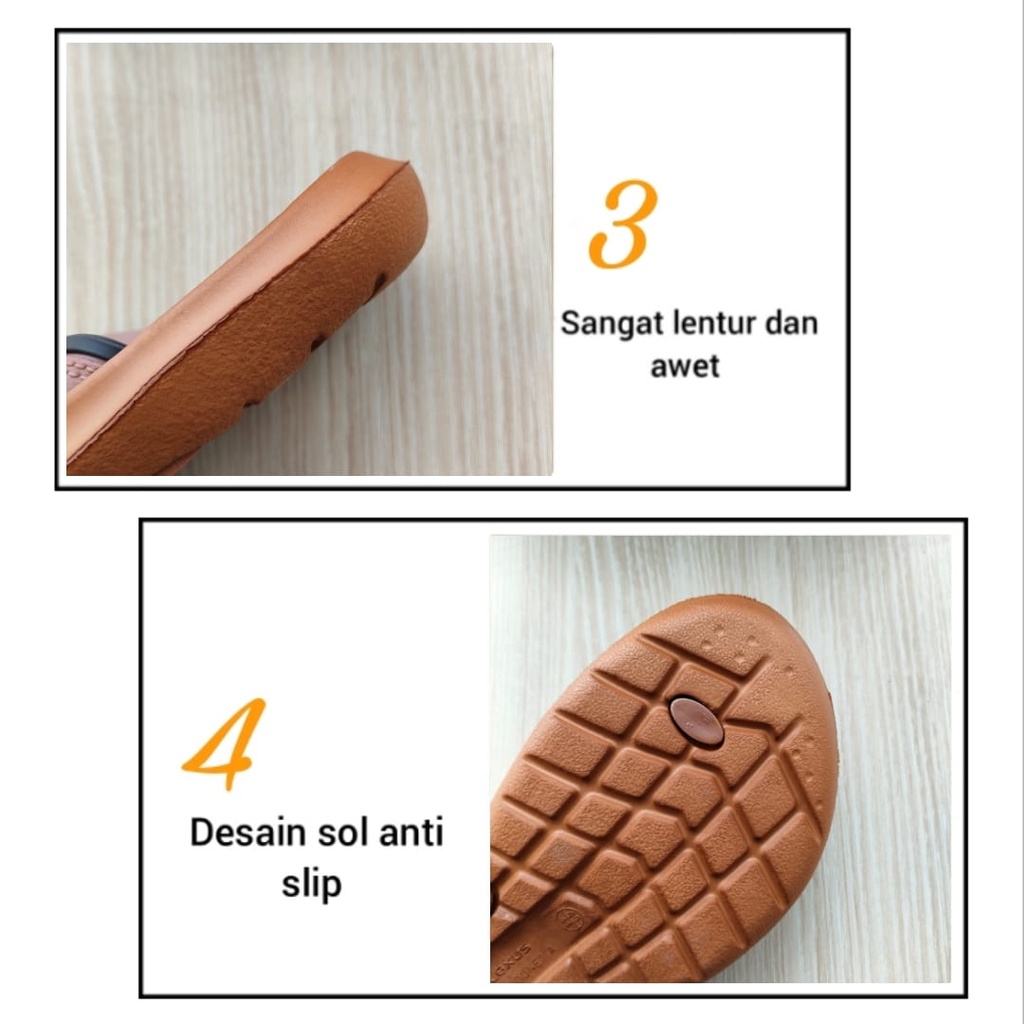 gof NEW ERA MB E.111 SANDAL JAPIT Pria Sendal Karet Pria 39/41