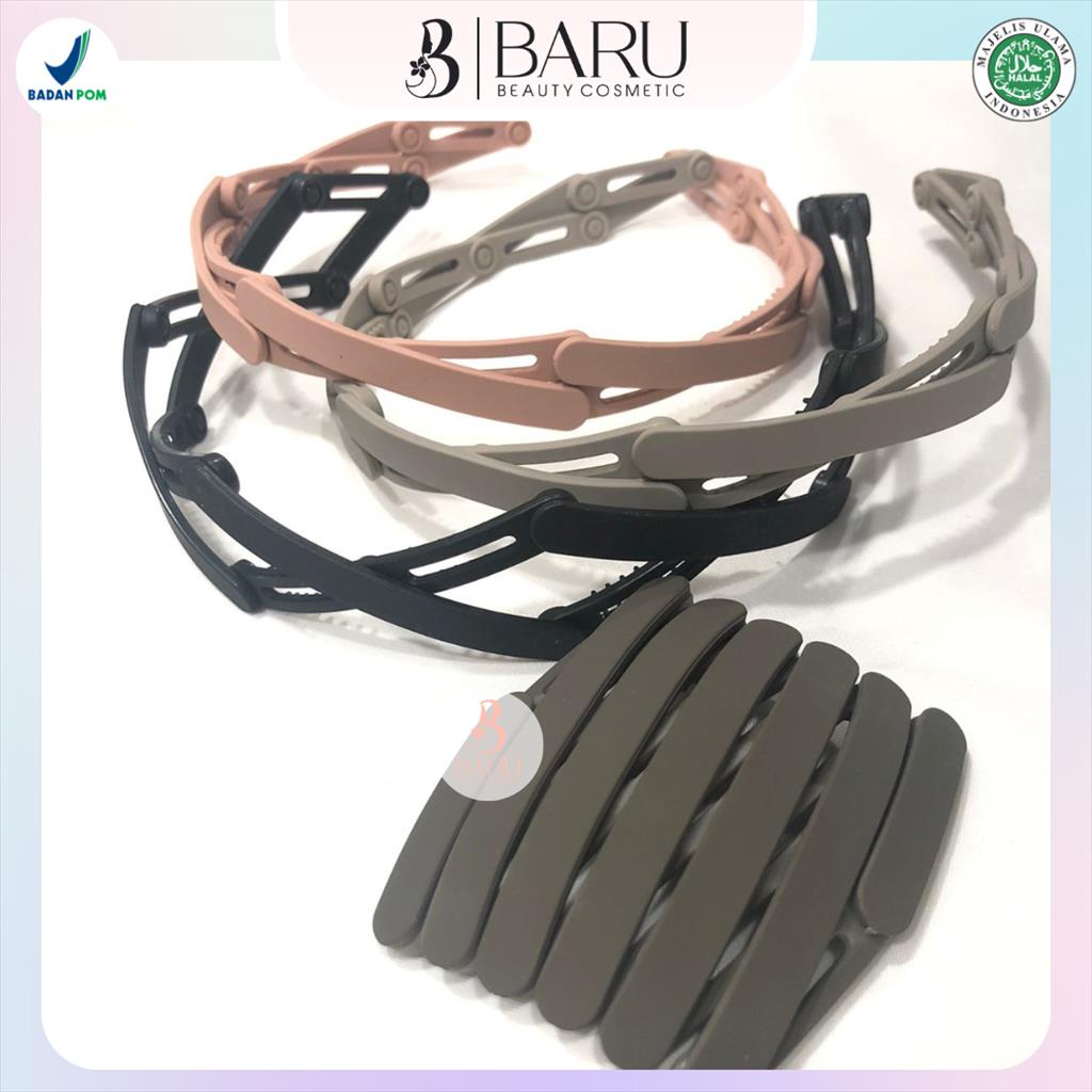Bando Lipat Wanita Retractable Korea Faldod Hairband Summer Invisible | Bando | Bandana | Headband |
