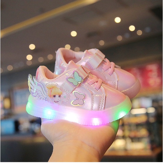 Sepatu Anak Import New PERI TINKERBELL A16 IMPORT SEPATU ANAK LED