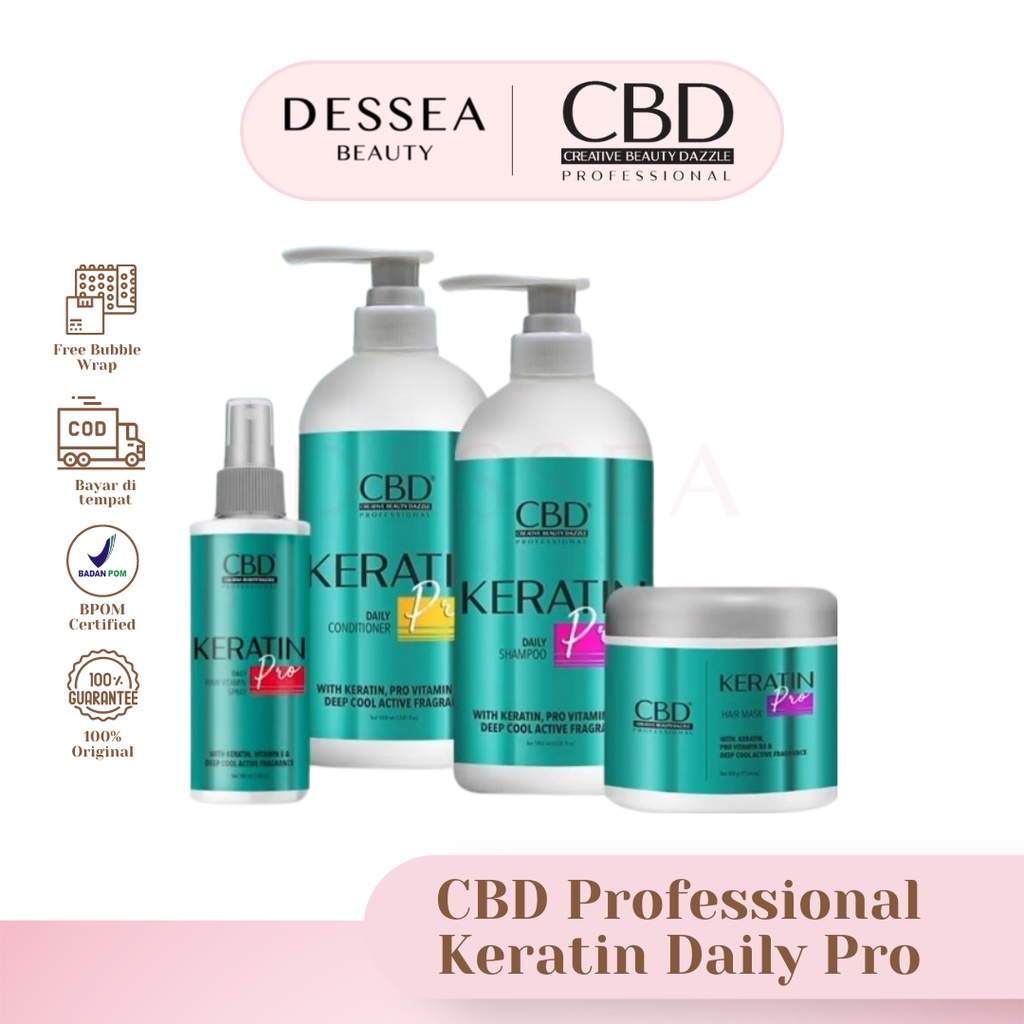 Jual CBD Keratin Pro Hair Mask / Keratin Shampoo / Keratin Conditioner