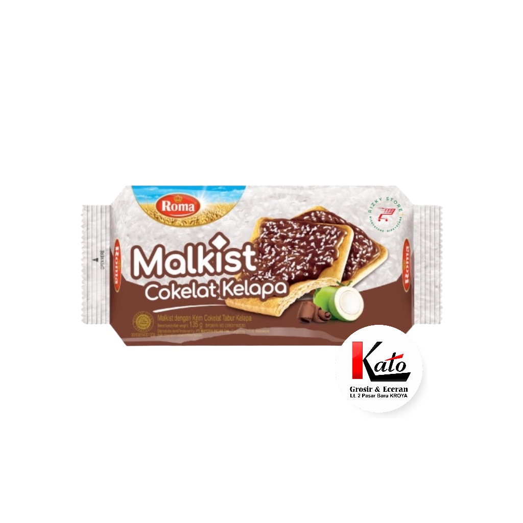 

Roma Malkist Cokelat Kelapa 95 Gr