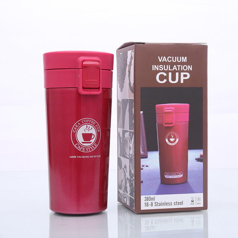 U0186 Vacuum Insulation Cup Termos Kopi / Cofee Mug Double Wall Stainless Steel Tahan Panas Dingin