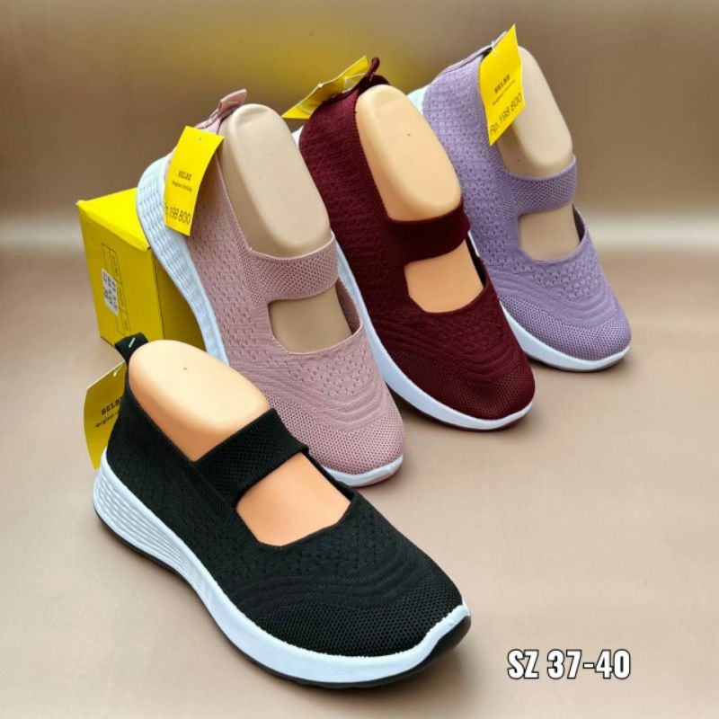 Sepatu Rajut slip on belbe | Sepatu Sandal cewek | branded Matahari