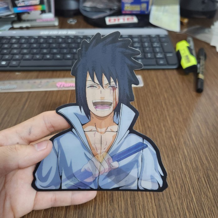 

STIKER 3D MOTION LENTICULAR ANIME - D0070 - Naruto - Sasuke