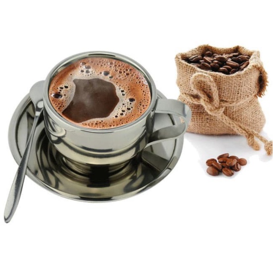 

Promo Set Cangkir Sendok Piring Kopi Teh Stainless Steel Berkualitas